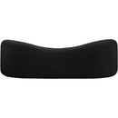  Manufacturer Color_Black -- Kali 86" Black Faux Shearling Teddy Fabric Upholstered Sofa IMAGE 3