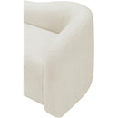  Manufacturer Color_Cream -- Kali Cream Faux Shearling Teddy Fabric Upholstered Chair IMAGE 7