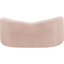  Manufacturer Color_Pink -- Kali 62" Pink Faux Shearling Teddy Fabric Upholstered Loveseat IMAGE 3