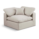  Manufacturer Color_Beige -- Meridian Comfy Stationary Fabric Chair IMAGE 1