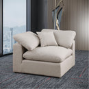  Manufacturer Color_Beige -- Meridian Comfy Stationary Fabric Chair IMAGE 2