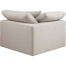  Manufacturer Color_Beige -- Meridian Comfy Stationary Fabric Chair IMAGE 3