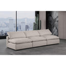  Manufacturer Color_Beige -- Meridian Comfy Fabric 3 pc Sectional IMAGE 2