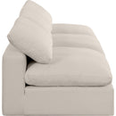  Manufacturer Color_Beige -- Meridian Comfy Fabric 3 pc Sectional IMAGE 5