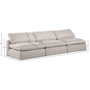  Manufacturer Color_Beige -- Meridian Comfy Fabric 3 pc Sectional IMAGE 9