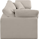  Manufacturer Color_Beige -- Meridian Comfy Fabric 3 pc Sectional IMAGE 5