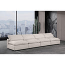  Manufacturer Color_Beige -- Meridian Comfy Fabric 4 pc Sectional IMAGE 2
