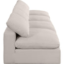  Manufacturer Color_Beige -- Meridian Comfy Fabric 4 pc Sectional IMAGE 5