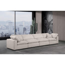  Manufacturer Color_Beige -- Meridian Comfy Fabric 4 pc Sectional IMAGE 2
