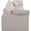  Manufacturer Color_Beige -- Meridian Comfy Fabric 4 pc Sectional IMAGE 5