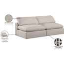  Manufacturer Color_Beige -- Meridian Comfy Fabric 2 pc Sectional IMAGE 10