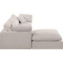  Manufacturer Color_Beige -- Meridian Comfy Fabric 4 pc Sectional IMAGE 10