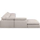  Manufacturer Color_Beige -- Meridian Comfy Fabric 6 pc Sectional IMAGE 5