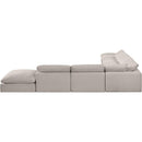  Manufacturer Color_Beige -- Meridian Comfy Fabric 7 pc Sectional IMAGE 3