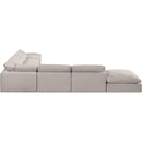  Manufacturer Color_Beige -- Meridian Comfy Fabric 7 pc Sectional IMAGE 5