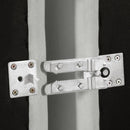  Manufacturer Color_Grey -- Comfy 118" Grey Linen Textured Fabric Upholstered 5 pc Modular Sectional IMAGE 6