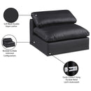  Manufacturer Color_Black -- Meridian Comfy Stationary Leather Look Chair IMAGE 11