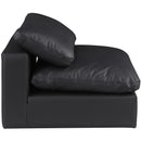  Manufacturer Color_Black -- Meridian Comfy Stationary Leather Look Chair IMAGE 6