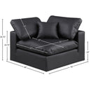  Manufacturer Color_Black -- Meridian Comfy Stationary Leather Look Chair IMAGE 11