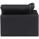  Manufacturer Color_Black -- Meridian Comfy Stationary Leather Look Chair IMAGE 7