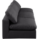  Manufacturer Color_Black -- Meridian Comfy Leather Look 3 pc Sectional IMAGE 5