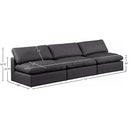  Manufacturer Color_Black -- Meridian Comfy Leather Look 3 pc Sectional IMAGE 9