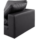  Manufacturer Color_Black -- Meridian Comfy Leather Look 4 pc Sectional IMAGE 13