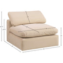  Manufacturer Color_Beige -- Meridian Comfy Stationary Fabric Chair IMAGE 10