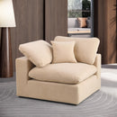  Manufacturer Color_Beige -- Meridian Comfy Stationary Fabric Chair IMAGE 2