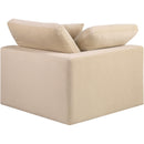  Manufacturer Color_Beige -- Meridian Comfy Stationary Fabric Chair IMAGE 3