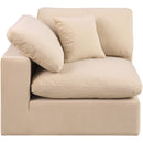  Manufacturer Color_Beige -- Meridian Comfy Stationary Fabric Chair IMAGE 4