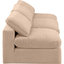  Manufacturer Color_Beige -- Meridian Comfy Fabric 3 pc Sectional IMAGE 5