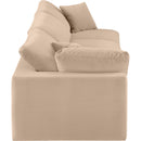  Manufacturer Color_Beige -- Meridian Comfy Fabric 3 pc Sectional IMAGE 5
