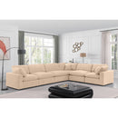  Manufacturer Color_Beige -- Meridian Comfy Fabric 6 pc Sectional IMAGE 2