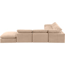  Manufacturer Color_Beige -- Meridian Comfy Fabric 7 pc Sectional IMAGE 3