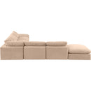 Manufacturer Color_Beige -- Meridian Comfy Fabric 7 pc Sectional IMAGE 4