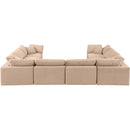 Manufacturer Color_Beige -- Meridian Comfy Fabric 8 pc Sectional IMAGE 3