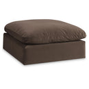  Manufacturer Color_Brown -- Comfy Brown Velvet Upholstered Modular Ottoman IMAGE 1