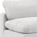 Meridian Comfy Cream Velvet Modular Sectional IMAGE 7