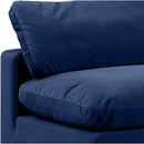 Meridian Comfy Navy Velvet Modular Sofa IMAGE 7