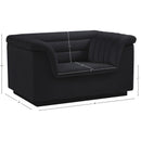  Manufacturer Color_Black -- Meridian Cascade Stationary Fabric Chair IMAGE 17