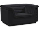  Manufacturer Color_Black -- Meridian Cascade Stationary Fabric Chair IMAGE 1