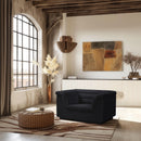  Manufacturer Color_Black -- Meridian Cascade Stationary Fabric Chair IMAGE 2