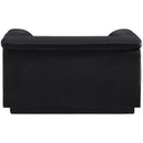  Manufacturer Color_Black -- Meridian Cascade Stationary Fabric Chair IMAGE 3