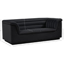  Manufacturer Color_Black -- Meridian Cascade Stationary Fabric Loveseat IMAGE 17
