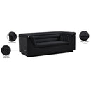  Manufacturer Color_Black -- Meridian Cascade Stationary Fabric Loveseat IMAGE 18