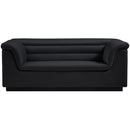  Manufacturer Color_Black -- Meridian Cascade Stationary Fabric Loveseat IMAGE 5