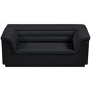  Manufacturer Color_Black -- Meridian Cascade Stationary Fabric Loveseat IMAGE 6