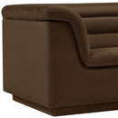  Manufacturer Color_Brown -- Cascade Brown Velvet Upholstered Chair IMAGE 10