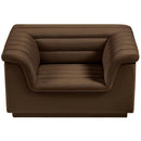  Manufacturer Color_Brown -- Cascade Brown Velvet Upholstered Chair IMAGE 6